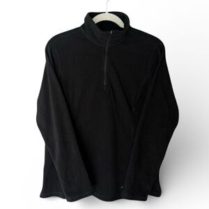 Eddie Bauer Women’s Black LP Fleece Quarter Zip